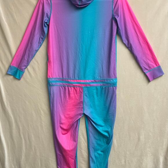 Airblaster L10-12 Youth Ninja BodySuit Snowboard Ski Winter Blue Pink Base Layer - Picture 8 of 8